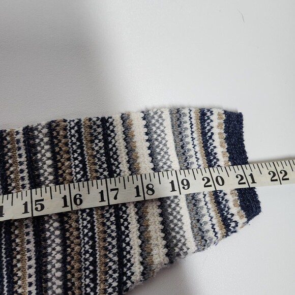 Vintage 90’s Croft & Barrow Knit Crewneck Sweater Sweatshirt Striped Pattern - Picture 7 of 9